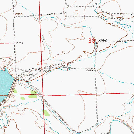 Topographic Map of Pilgrim School (historical), MT
