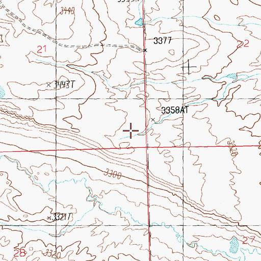 Topographic Map of Pineview School (historical), MT