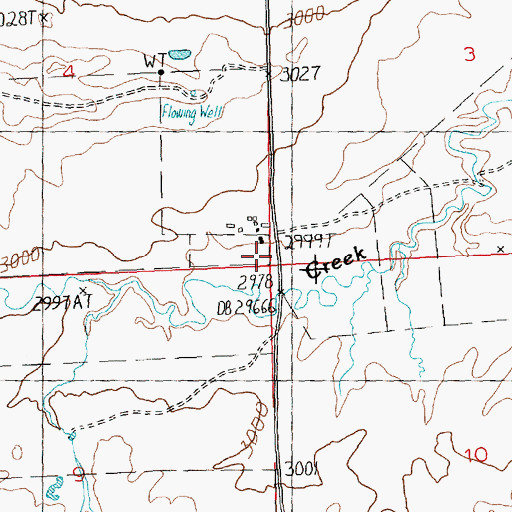 Topographic Map of Wilson School (historical), MT