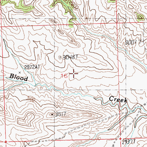 Topographic Map of Hailstone School (historical), MT