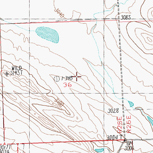 Topographic Map of Welter School (historical), MT