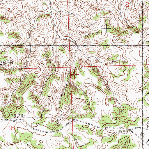 Topographic Map of Seventy-Nine School (historical), MT