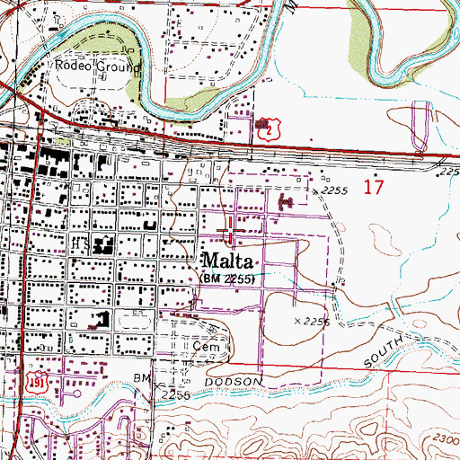 Topographic Map of The Church of Jesus Christ of Latter Day Saints, MT