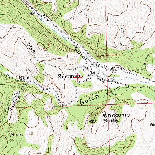 Topographic Map of Saint Joseph Church, MT