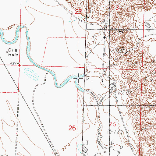 Topographic Map of Shotgun Creek, MT