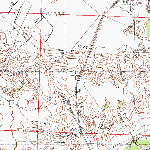 Topographic Map of Garrison School (historical), MT