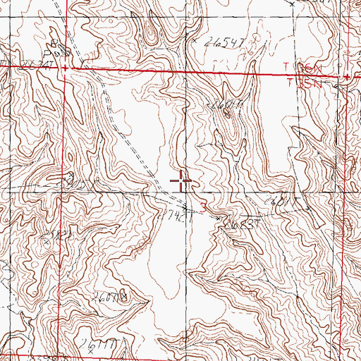 Topographic Map of Mauch School (historical), MT