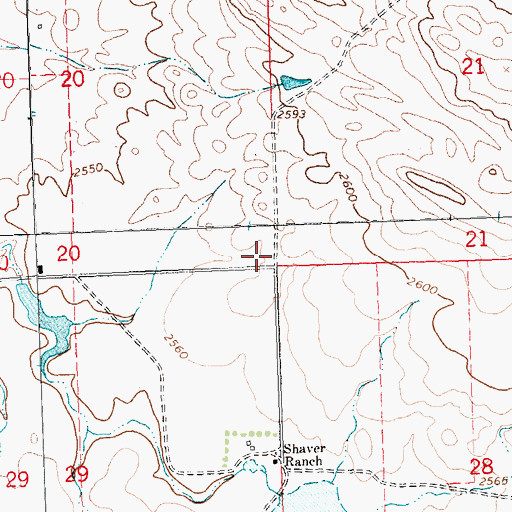 Topographic Map of Rustle School (historical), MT