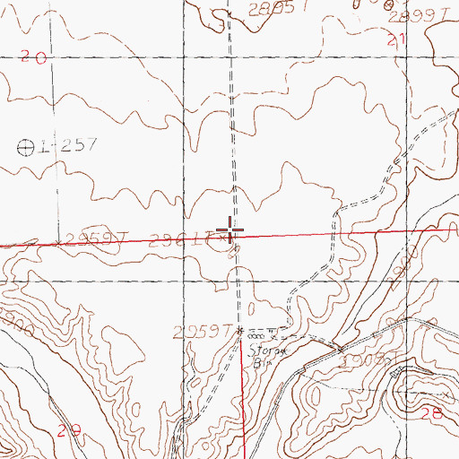 Topographic Map of Schandeimeir School (historical), MT
