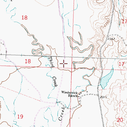 Topographic Map of Stratton School (historical), MT