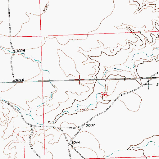 Topographic Map of Trine School (historical), MT