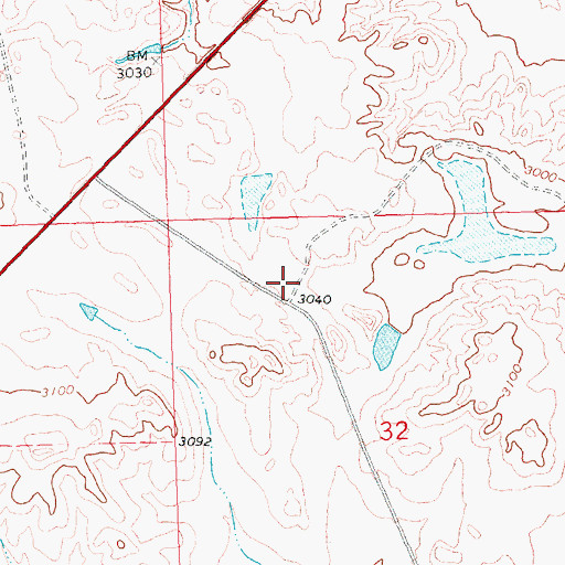 Topographic Map of Schmoeckel School (historical), MT