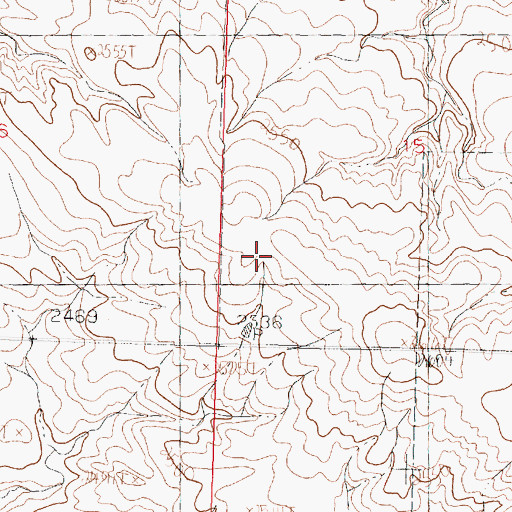 Topographic Map of Washington School (historical), MT