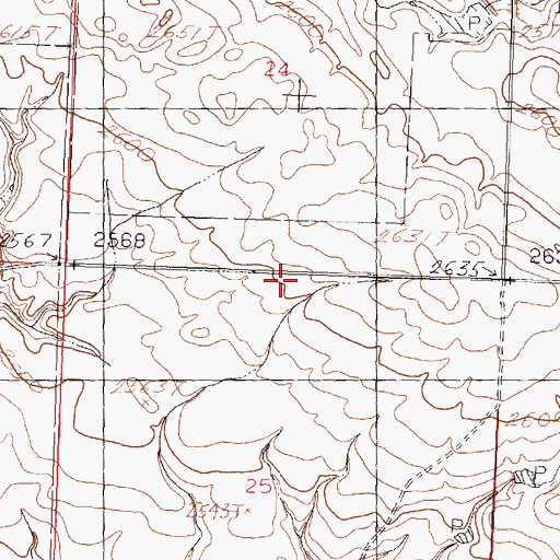 Topographic Map of Gunhus School (historical), MT