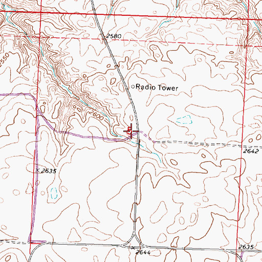 Topographic Map of Southwick School (historical), MT