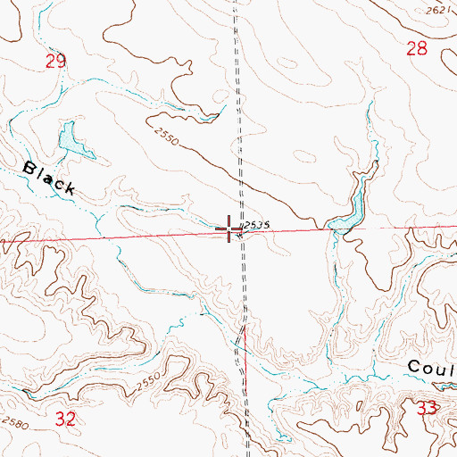 Topographic Map of McIntire School (historical), MT