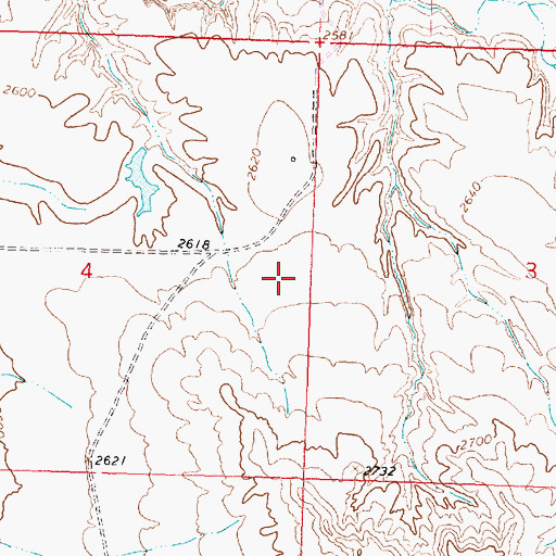 Topographic Map of Larb Hill School (historical), MT