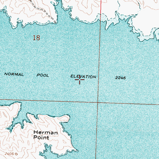 Topographic Map of Point au Pauchet (historical), MT