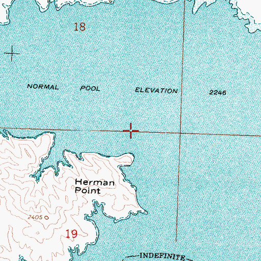 Topographic Map of Fort Fourchette (historical), MT