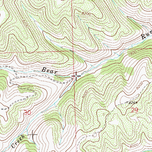 Topographic Map of Willow Creek, CO