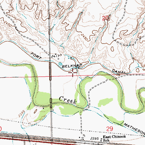 Topographic Map of Sharnikon Gulch, MT