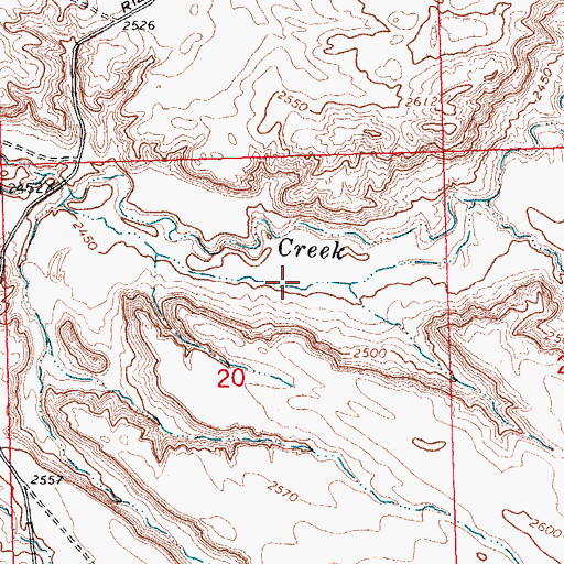 Topographic Map of Fort Belknap Community Church, MT