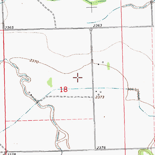 Topographic Map of Lower Paradise School (historical), MT
