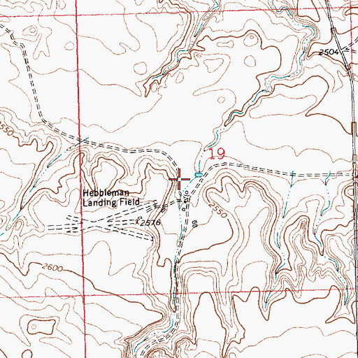 Topographic Map of Hebbelman School (historical), MT