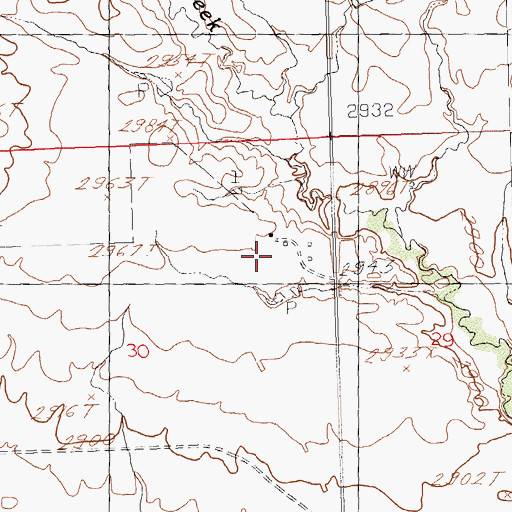 Topographic Map of Schilling School (historical), MT