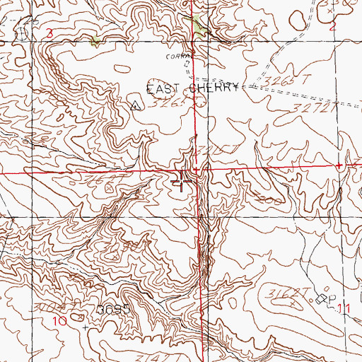 Topographic Map of Berger School (historical), MT