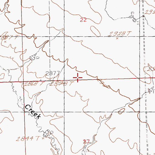 Topographic Map of North Madras School (historical), MT