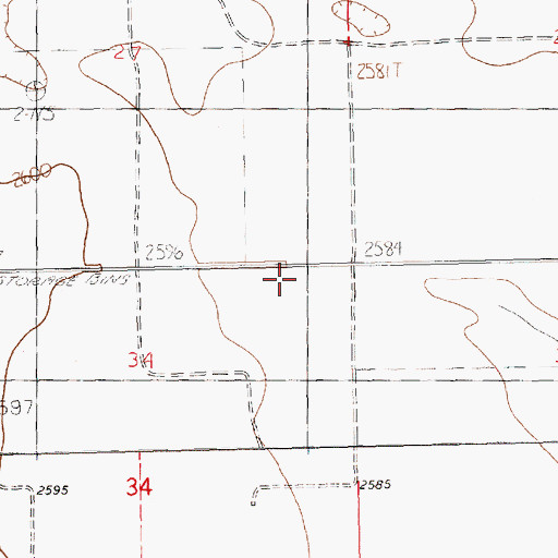 Topographic Map of Boldt School (historical), MT