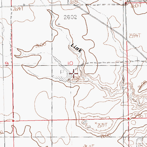 Topographic Map of North Star School (historical), MT