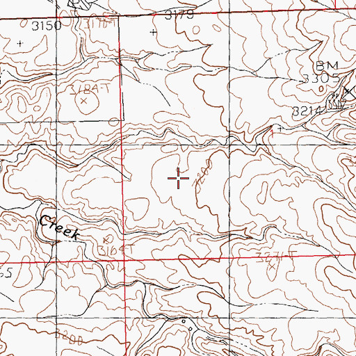 Topographic Map of Pike School (historical), MT