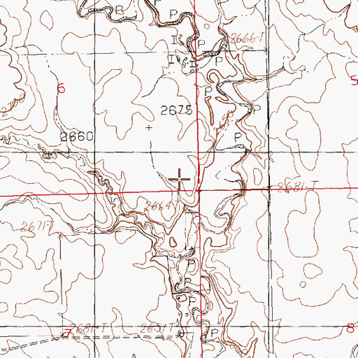 Topographic Map of Martin School (historical), MT