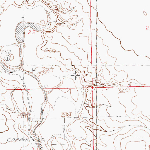 Topographic Map of Hopkins School (historical), MT