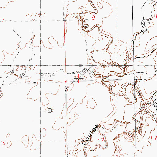 Topographic Map of Hydro School (historical), MT