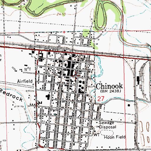 Topographic Map of The Church of Jesus Christ of Latter Day Saints, MT