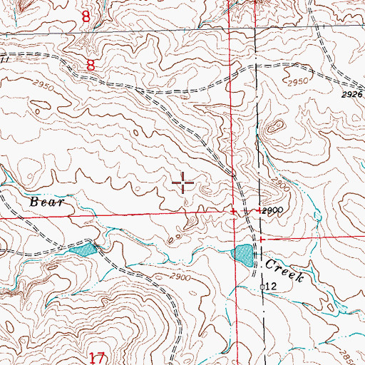 Topographic Map of Smith - O'Bryan Cemetery, MT