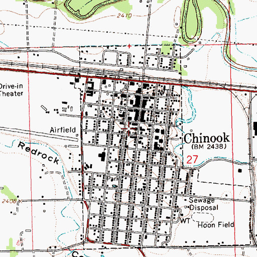 Topographic Map of Wildlife Museum, MT