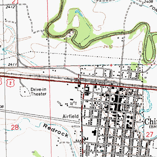 Topographic Map of Dawes (historical), MT