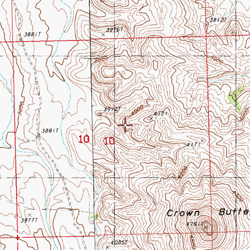 Topographic Map of Nelson Post Office (historical), MT