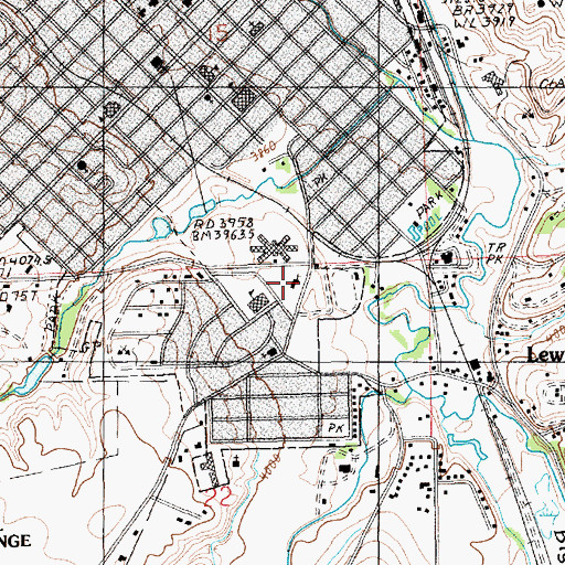 Topographic Map of The Church of Jesus Christ of Latter Day Saints, MT