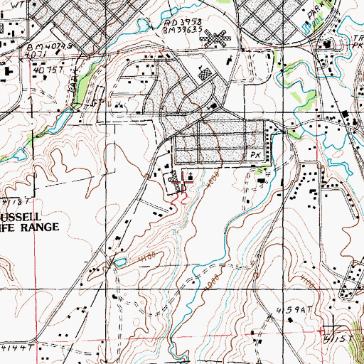 Topographic Map of Christian and Missionary Alliance Church, MT