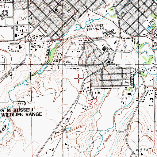 Topographic Map of Valle Vista Manor, MT