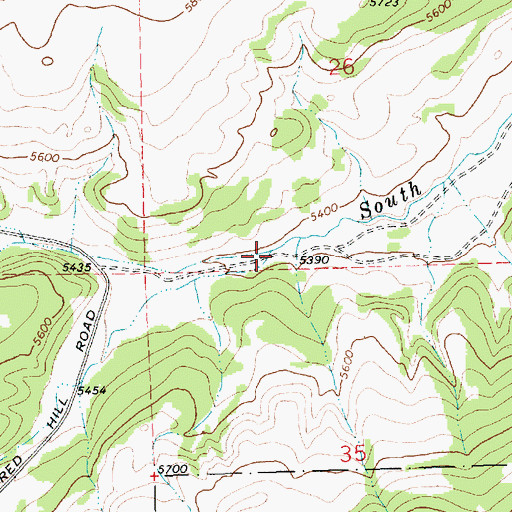 Topographic Map of Maynard Creek, MT