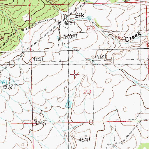 Topographic Map of Ryan School (historical), MT