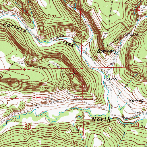 Topographic Map of Geary School (historical), MT