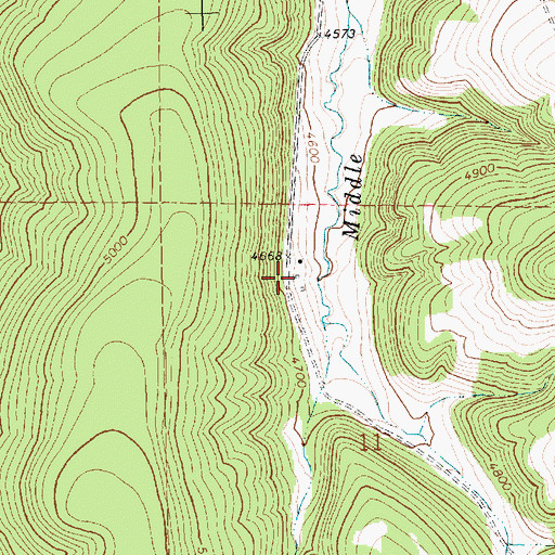 Topographic Map of Long School (historical), MT