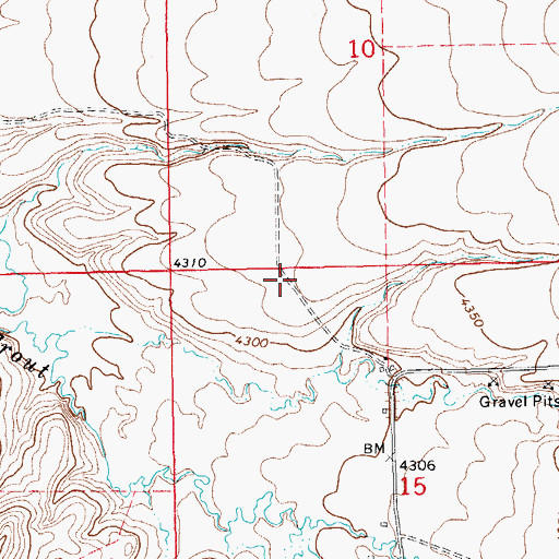Topographic Map of Trout Creek School (historical), MT
